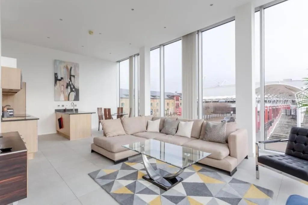 Apartament Luxury 1Bed In Converted Warehouse Next To London Excel 0*,